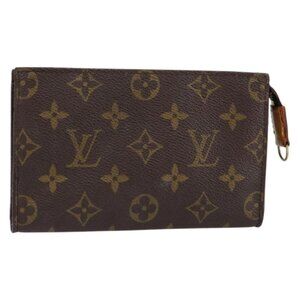 LOUIS VUITTON Monogram Bucket PM Accessory Pouch LV Auth ar13830